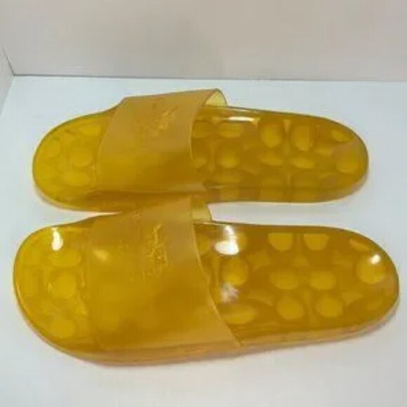 New COACH Buttercup Ulyssa Slides - Picture 6 of 7